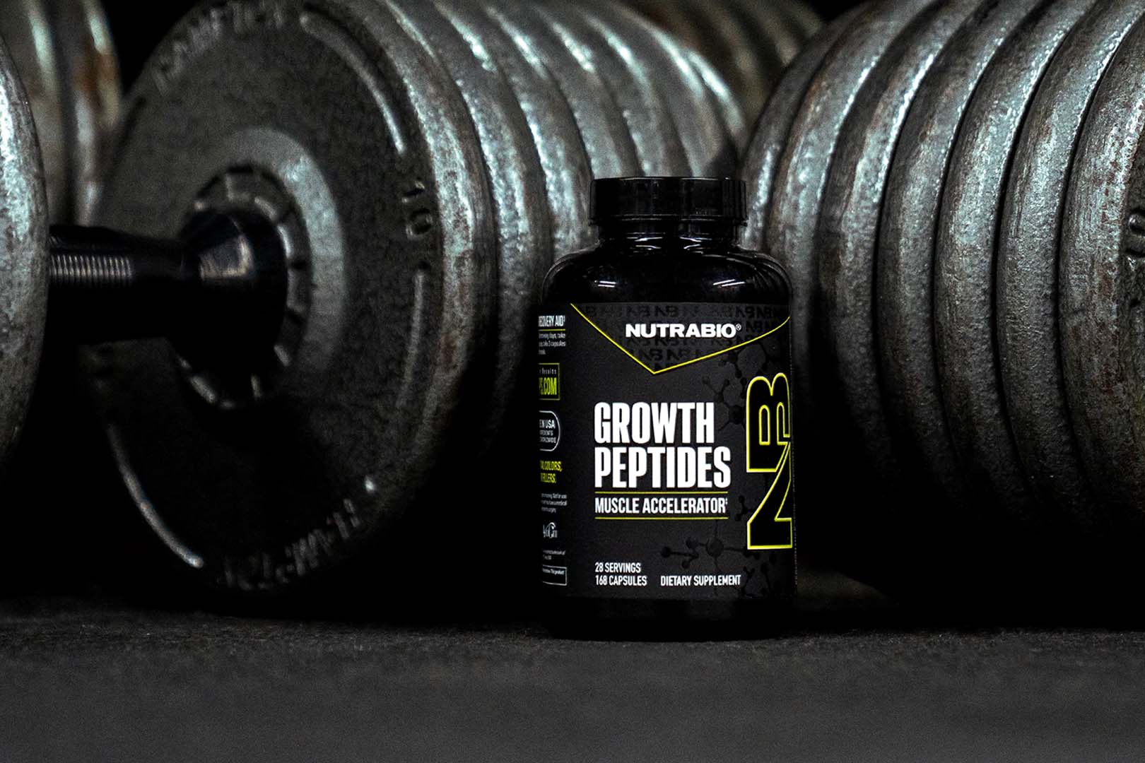 stack3d | NutraBio combines the power of PeptiStrong and DL-185 for its all-new Growth Peptides